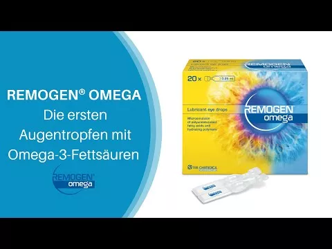 Vidéo sur REMOGEN Gouttes oculaires Oméga, 20X0,25 ml