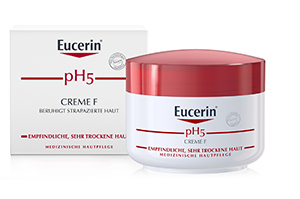 EUCERIN Crème pH5 F peaux sensibles, 75 ml