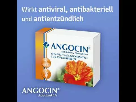Vidéo sur ANGOCIN Comprimés pelliculés anti-infectieux N, 500 pc
