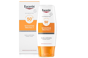 EUCERIN Lotion solaire extra légère LSF 50, 150 ml