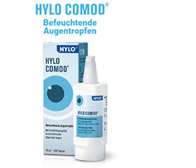 HYLO-COMOD Gouttes pour les yeux, 2X10 ml