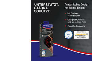 HANSAPLAST Bandage pour genou Sport taille L, 1 pc