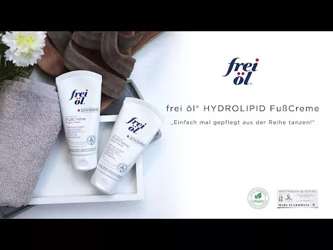 Vidéo sur Crème pour les pieds hydrolipidique à l'huile gratuite, 75 ml