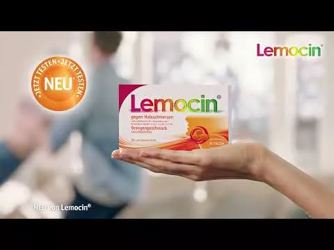 Vidéo sur Lemocin® pour maux de gorge, saveur orange, 24 pc