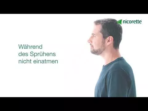 Vidéo sur nicorette Mint Spray avec 1 mg de nicotine par spray, 1 pc