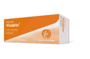 CETIRIZIN Vividrin 10 mg comprimés pelliculés, 7 pces