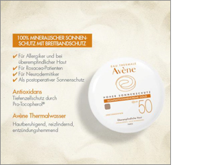 AVENE Crème solaire compacte SPF 50 gold, 10 g