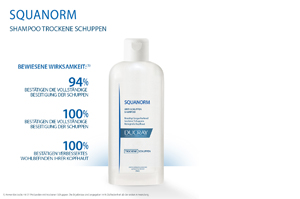 DUCRAY SQUANORM Shampooing de traitement contre les pellicules sèches, 200 ml