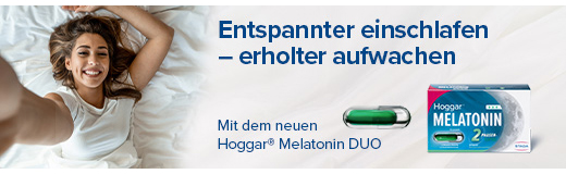 HOGGAR Mélatonine DUO Gélules pour s'endormir, 30 gélules