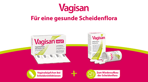 VAGISAN sept suppositoires vaginaux à la povidone iodée, 10 pces