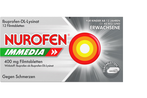 NUROFEN Immedia 400 mg comprimés pelliculés, 12 pc