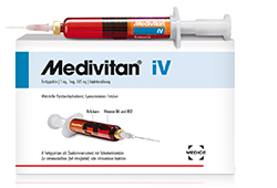 MEDIVITAN Solution injectable iV en seringue bicompartimentée, 8 pces