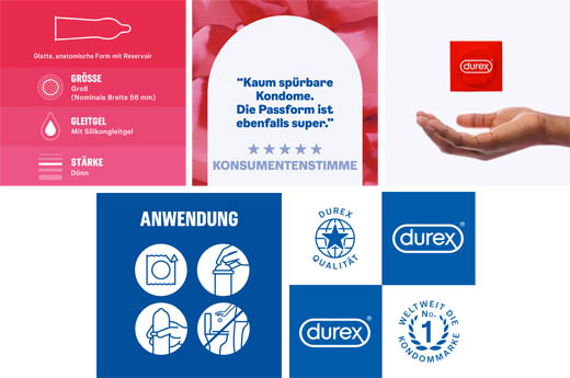 DUREX Préservatifs Gefühlsecht classic, 20 pcs