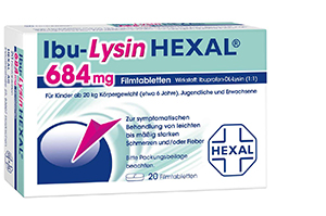 IBU-LYSINHEXAL Comprimés pelliculés, 10 pc