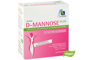 D-MANNOSE PLUS 2000 mg Comprimés avec vitamines et minéraux, 60 Comprimés