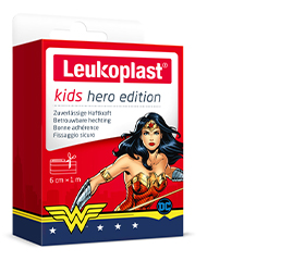 LEUKOPLAST Pansement kids hero Wonder Woman 6 cmx1m, 1 pc