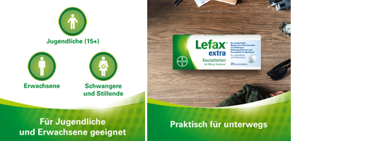 LEFAX extra Comprimés à mâcher, 20 pcs