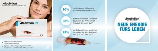 MEDIVITAN Solution injectable iV en seringue bicompartimentée, 8 pces