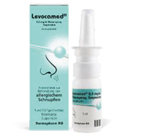 LEVOCAMED 0,5 mg/ml Suspension pour pulvérisation nasale, 5 ml