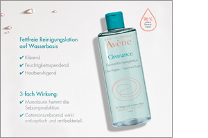 AVENE Lotion nettoyante micellaire Cleanance, 400 ml