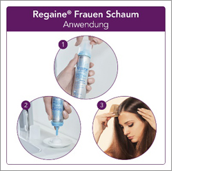 REGAINE Femmes Mousse 50 mg/g, 2X60 g