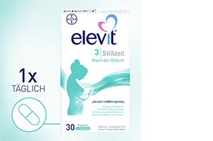 ELEVIT 3 capsules molles pour l'allaitement, 30 capsules