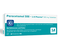 PARACETAMOL 500-1A Pharma comprimés, 10 pc