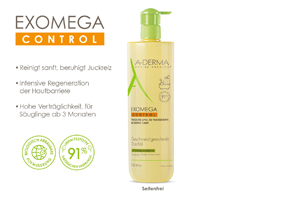 A-DERMA EXOMEGA CONTROL Huile de douche assouplissante, 750 ml