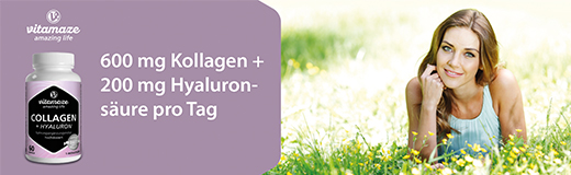 COLLAGEN 300 mg+Hyaluron 100 mg hautement dosé, 60 capsules