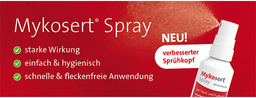 MYKOSERT Spray contre les mycoses de la peau et des pieds, 2X30 ml