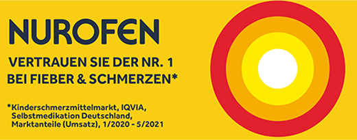 NUROFEN Junior jus de fièvre et antidouleur fraise.40 mg/ml, 100 ml
