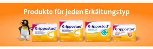 GRIPPOSTAD Boisson chaude en poudre, 10 pcs