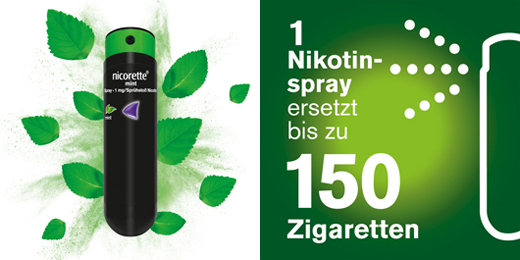 NICORETTE Spray Menthe 1 mg/pulvérisation, 2 pces