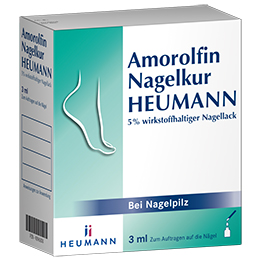 AMOROLFIN Cure pour les ongles Heumann 5% wst.halt.Nagellack, 3 ml