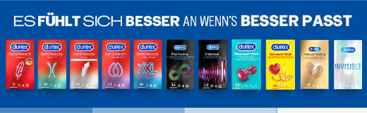 DUREX naturals Préservatifs avec gel lubrifiant à base d'eau, 10 pces