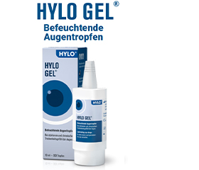 HYLO-GEL Gouttes pour les yeux, 2X10 ml