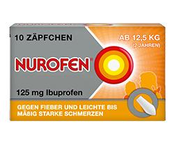 NUROFEN Suppositoire Junior 125 mg, 10 pièces