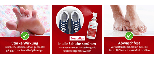 MYKOSERT Spray contre les mycoses de la peau et des pieds, 2X30 ml