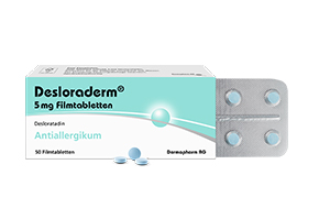DESLORADERM 5 mg Comprimés pelliculés, 100 pcs