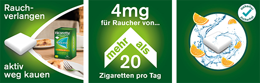 NICORETTE Gomme à mâcher 4 mg freshfruit, 210 pces