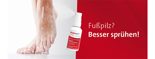 MYKOSERT Spray contre les mycoses de la peau et des pieds, 2X30 ml