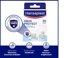 HANSAPLAST Pansement adhésif Aqua Protect, 20 pièces