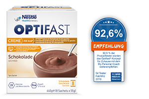 OPTIFAST Crème chocolat en poudre, 8X55 g