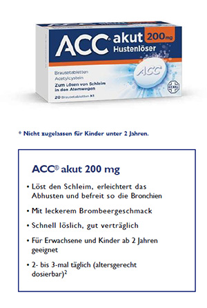 ACC akut 200 comprimés effervescents, 20 pc