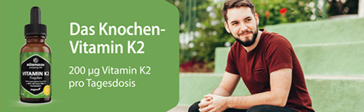 VITAMIN K2 MK7 gouttes hautement dosées vegan, 50 ml