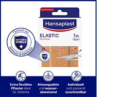 HANSAPLAST Pansement élastique 8 cmx1 m, 1 pc
