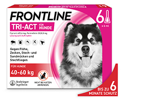 FRONTLINE Tri-Act Légère pour chiens 40-60kg, 6 pces