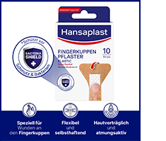 HANSAPLAST Elastic Fingerbop Strips, 10 pièces