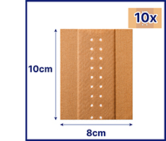 HANSAPLAST Pansement Classic 8cm x1 m, 1 pc