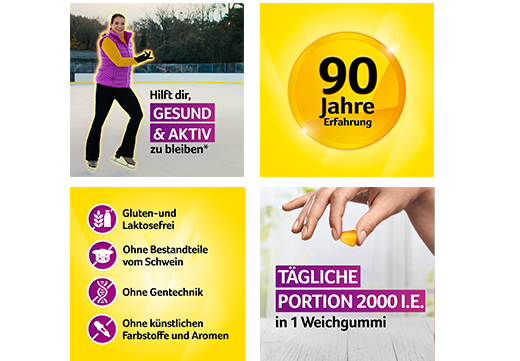 VIGANTOLVIT 2000 I.U. Vitamine D3 gommes molles, 60 pces
